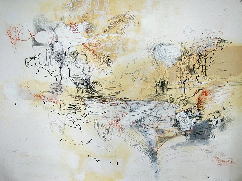 Brainstorm, 38 x 50&quot;, 2008